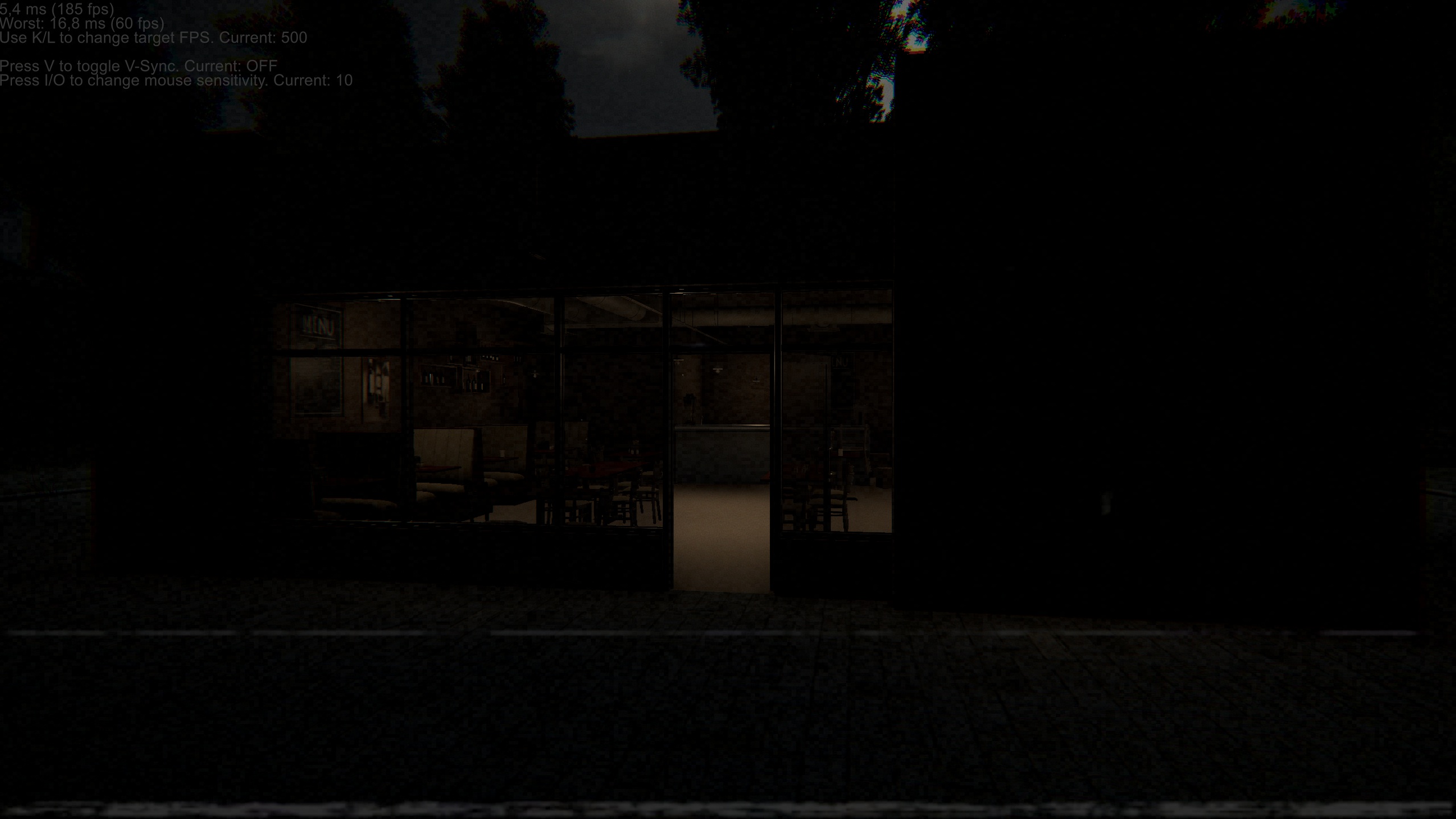 Horror prototype coffee shop
